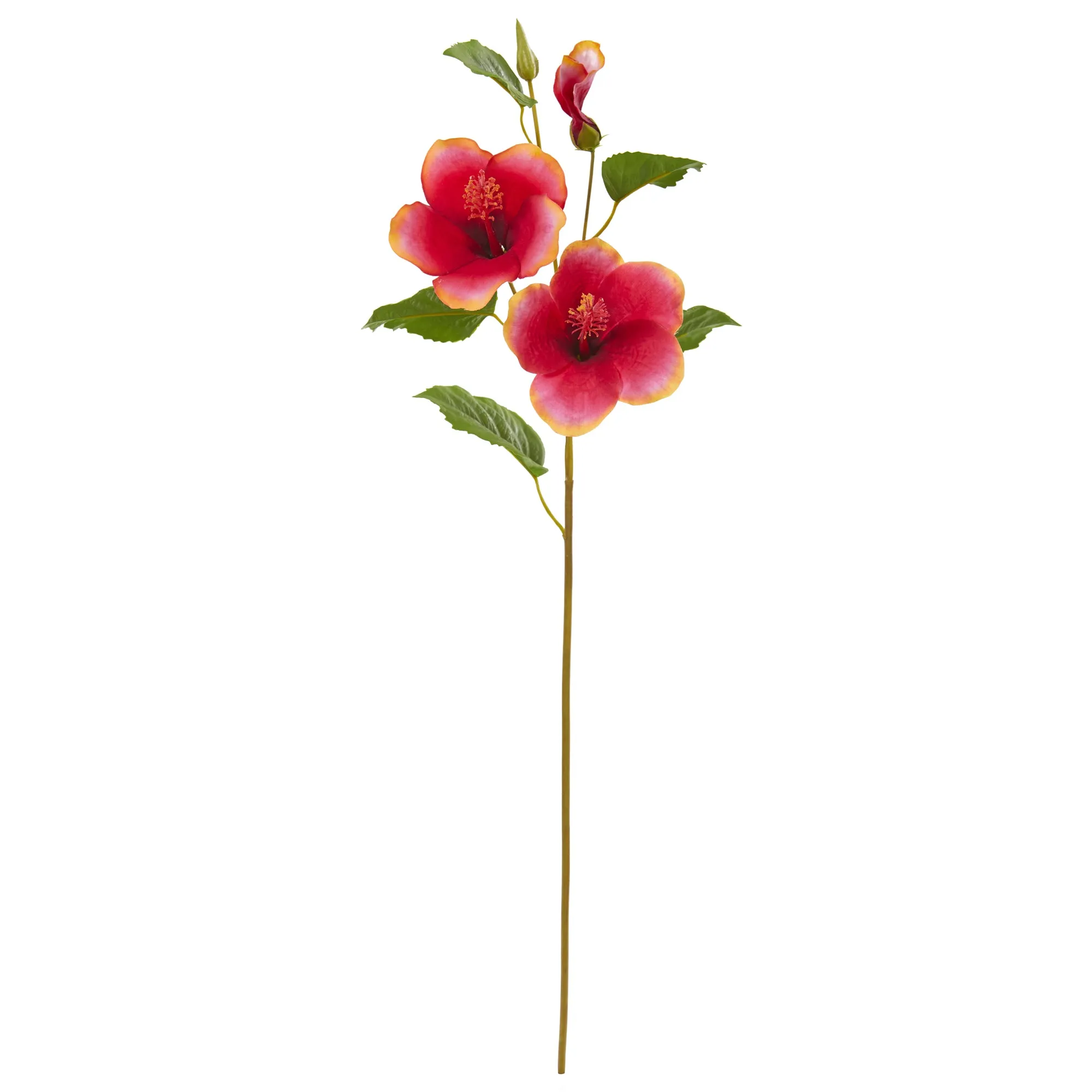 28" Hibiscus Artificial Flower (Set of 12)