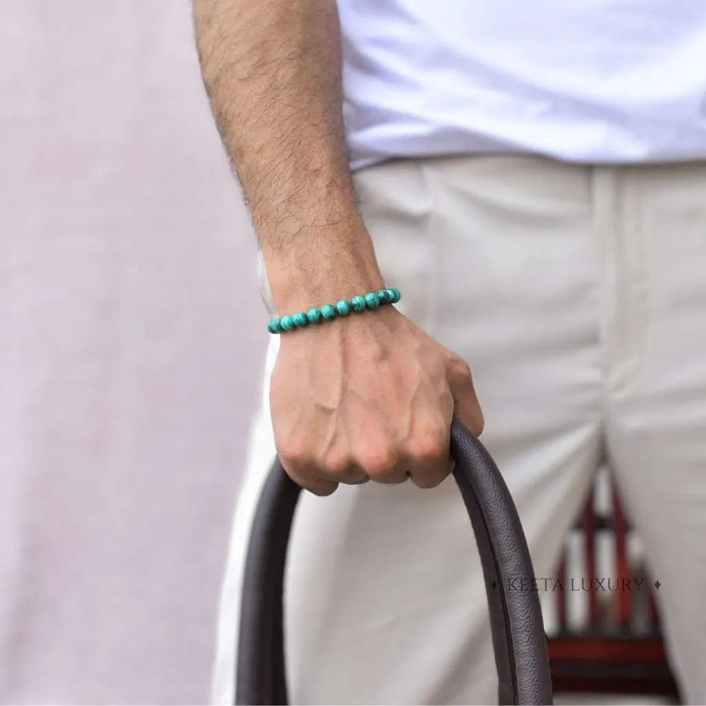 Basic - Malachite Bead Bracelet