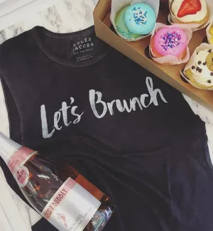 Cut Off Tank "Let's Brunch"