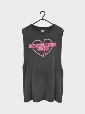 Heartbreaker Neon Tank - Washed Black