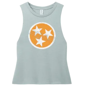 Ladies Orange Tri-Star Tank - SALE!