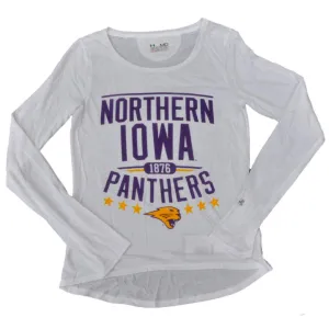 Northern Iowa Panthers Under Armour Women White HeatGear Long Sleeve T-Shirt (M)