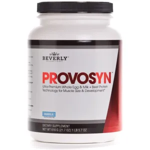 PROVOSYN. The Original Ultra-Premium Whole Egg, Milk (Casein   Whey) and Beef Protein Powder. Fast Muscle Building   Recovery. Perfect for Hard Gainers. Vanilla Flavor, 616 g The Mature Users Protein.