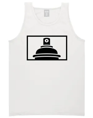 Spraycan Rectangle Logo Graffiti Tank Top