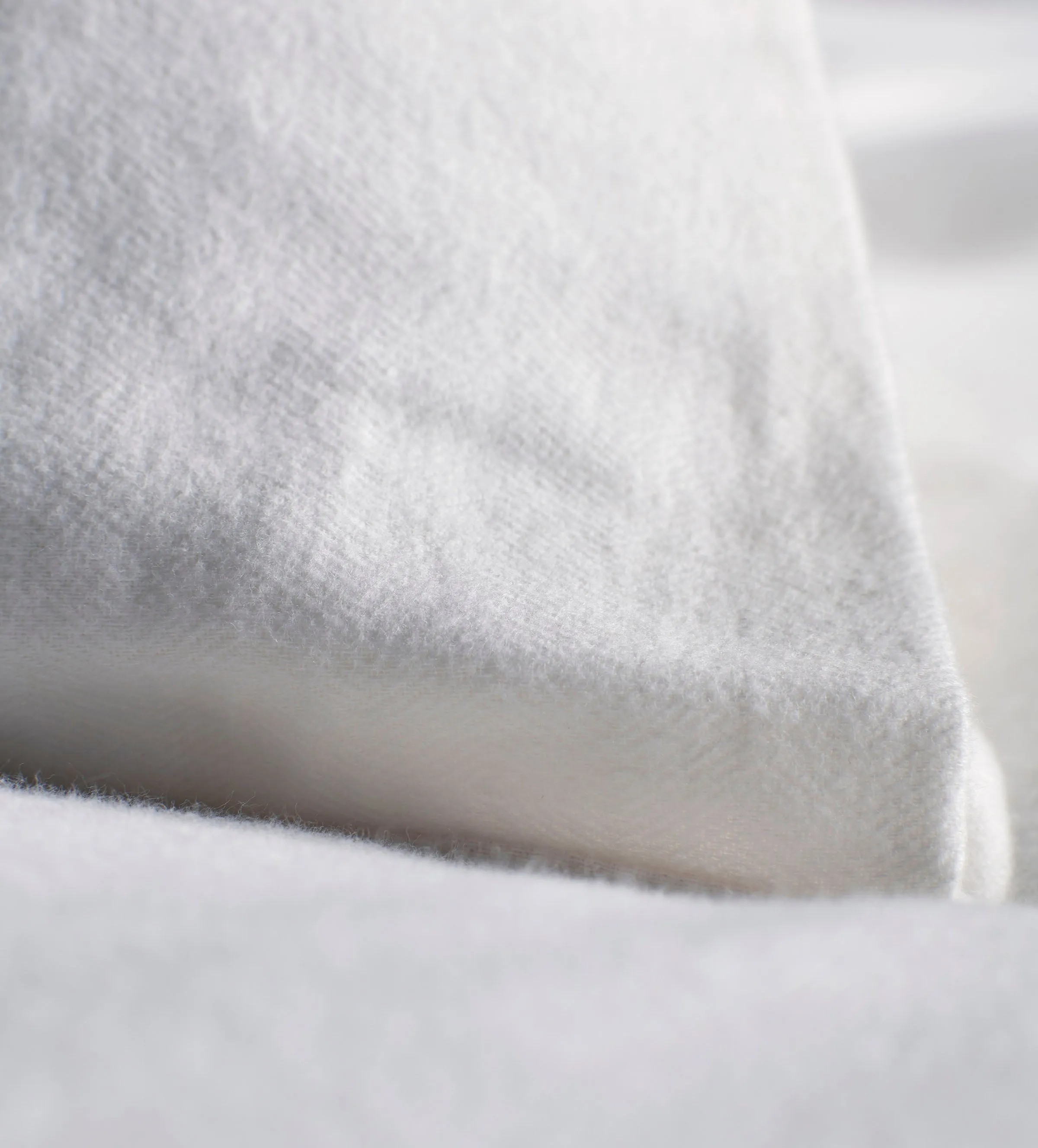 White Henry Brushed 100% Cotton Duvet Cover