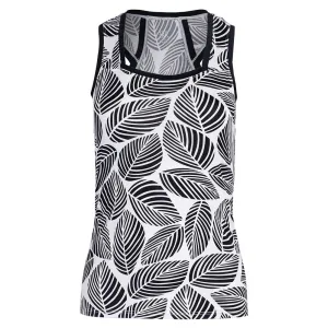 Women's Rumary Tennis Tank Botanical Leaves